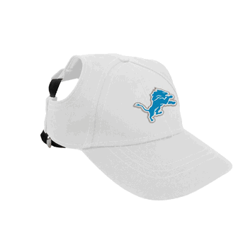 Detroit Lions Pet Baseball Hat Large