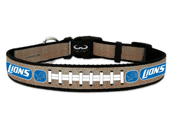 Detroit Lions Pet Collar Reflective Football Size Medium CO
