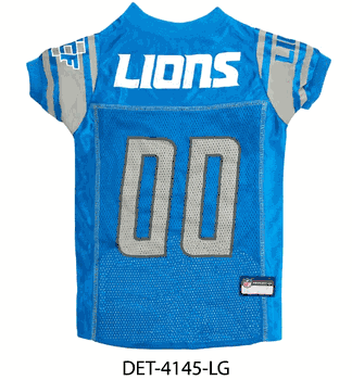 Detroit Lions Pet Mesh Jersey Large