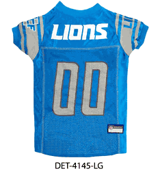 Detroit Lions Pet Mesh Jersey Large