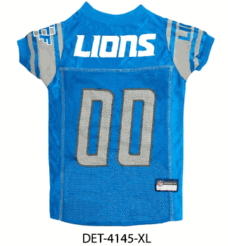 Detroit Lions Pet Mesh Jersey X-Large