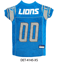 Detroit Lions Pet Mesh Jersey X-Small