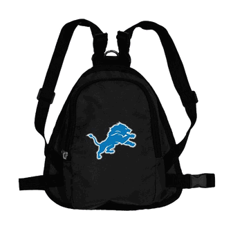 Detroit Lions Pet Mini Backpack BLCK M