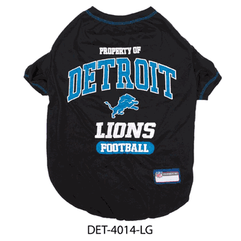 Detroit Lions Pet Tee Shirt Large