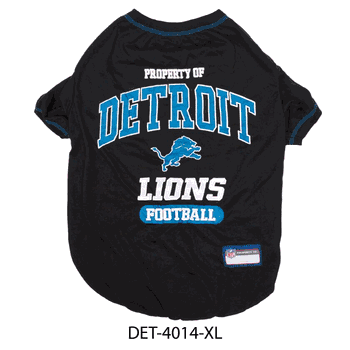 Detroit Lions Pet Tee Shirt X-Large