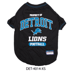Detroit Lions Pet Tee Shirt X-Small