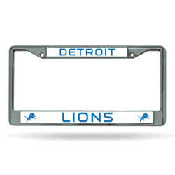 Detroit Lions Chrome Frame