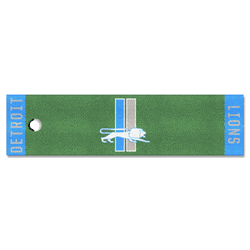 Detroit Lions Putting Green Mat - 1.5ft. x 6ft., NFL Vintage