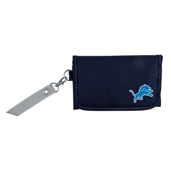 Detroit Lions Ribbon Organizer Wallet Gray