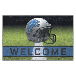Detroit Lions Rubber Door Mat - 18in. x 30in.