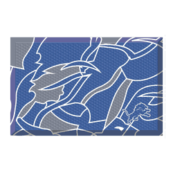 Detroit Lions Rubber Scraper Door Mat XFIT Design