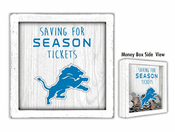 Detroit Lions Saving for Tickets Money Box