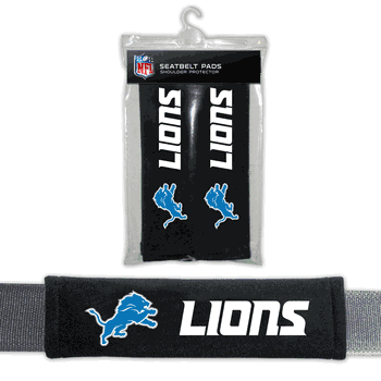 Detroit Lions Seat Belt Pad 2 Pack