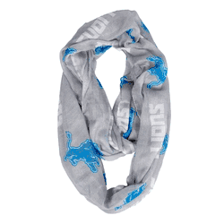 Detroit Lions Sheer Infinity Scarf Alternate
