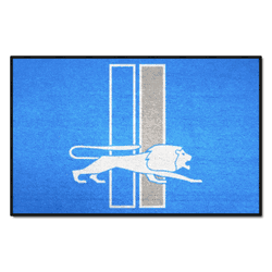Detroit Lions Starter Mat Accent Rug - 19in. x 30in., NFL Vintage