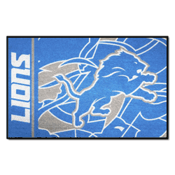 Detroit Lions Starter Mat XFIT Design - 19in x 30in Accent Rug