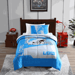 Detroit Lions Status Bed In A Bag Twin