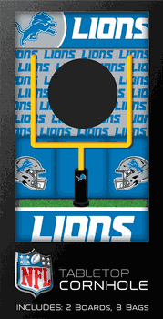 Detroit Lions Tabletop Cornhole