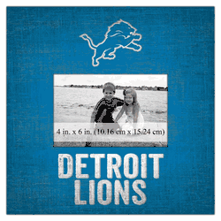 Detroit Lions Team Name 10"x10" Picture Frame
