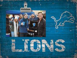 Detroit Lions Team Name Clip Frame