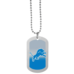 Detroit Lions Team Tag Necklace