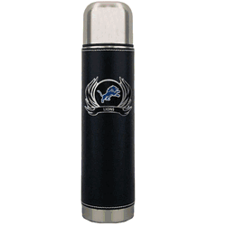 Detroit Lions Thermos with Flame Emblem