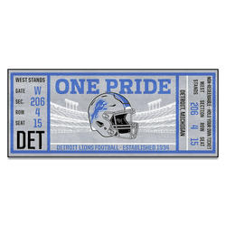 Detroit Lions Ticket Runner Rug - 30in. x 72in.