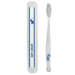 Detroit Lions Toothbrush and Travel Case