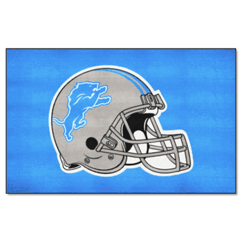 Detroit Lions Ulti-Mat Rug - 5ft. x 8ft., Helmet Logo