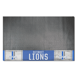 Detroit Lions Vinyl Grill Mat - 26in. x 42in., NFL Vintage