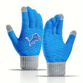 Detroit Lions Waffle Knit Glove