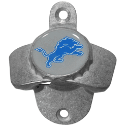 Detroit Lions Wall Mounted Bottle Opener