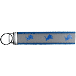 Detroit Lions Woven Wristlet Key Chain