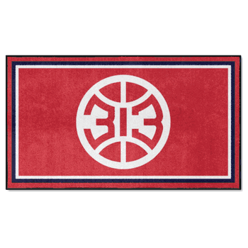 Detroit Pistons 3ft. x 5ft. Plush Area Rug