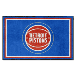 Detroit Pistons 4ft. x 6ft. Plush Area Rug