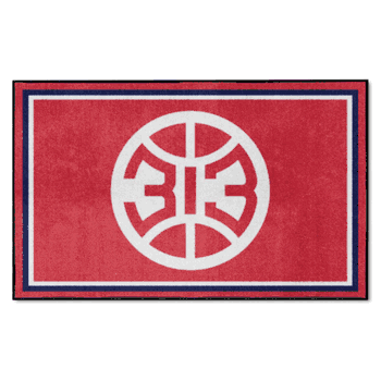 Detroit Pistons 4ft. x 6ft. Plush Area Rug