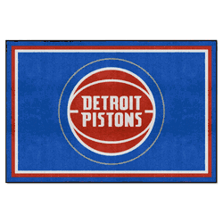 Detroit Pistons 5ft. x 8 ft. Plush Area Rug