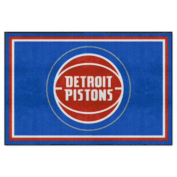 Detroit Pistons 5ft. x 8 ft. Plush Area Rug