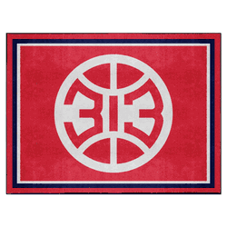 Detroit Pistons 8ft. x 10 ft. Plush Area Rug