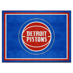 Detroit Pistons 8ft. x 10 ft. Plush Area Rug