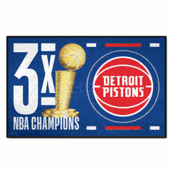 Detroit Pistons Dynasty Starter Mat Accent Rug - 19in. x 30in.