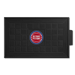 Detroit Pistons Heavy Duty Vinyl Medallion Door Mat - 19.5in. x 31in.