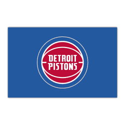 Detroit Pistons HiDef Rookie Mat - 18in. X 30in.