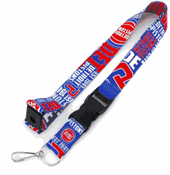 Detroit Pistons Lanyard Breakaway Style Dynamic Design