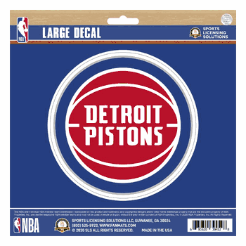 Detroit Pistons Large Decal Sticker