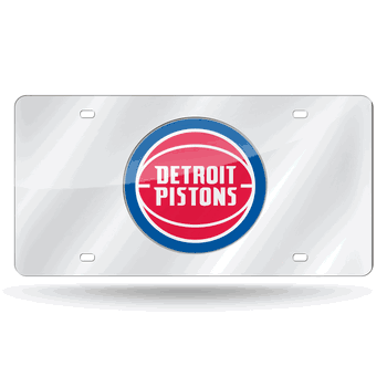 Detroit Pistons Laser Tag (Silver)