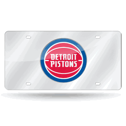 Detroit Pistons Laser Tag (Silver)