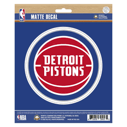 Detroit Pistons Matte Decal Sticker
