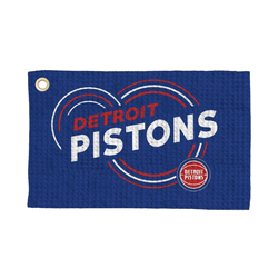 Detroit Pistons NBA Droplets Waffle Fan Towel 16x25 inches