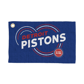 Detroit Pistons NBA Droplets Waffle Fan Towel 16x25 inches